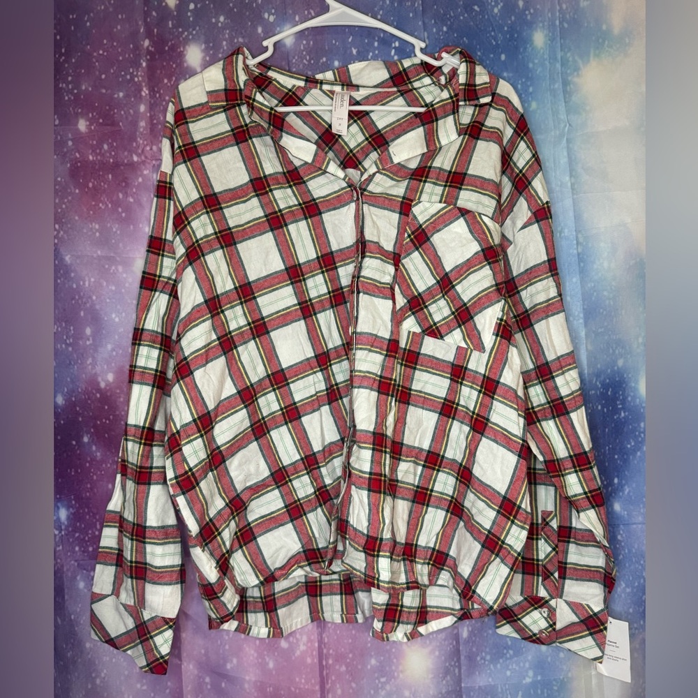 New Auden plaid pajamas shirt 🛍